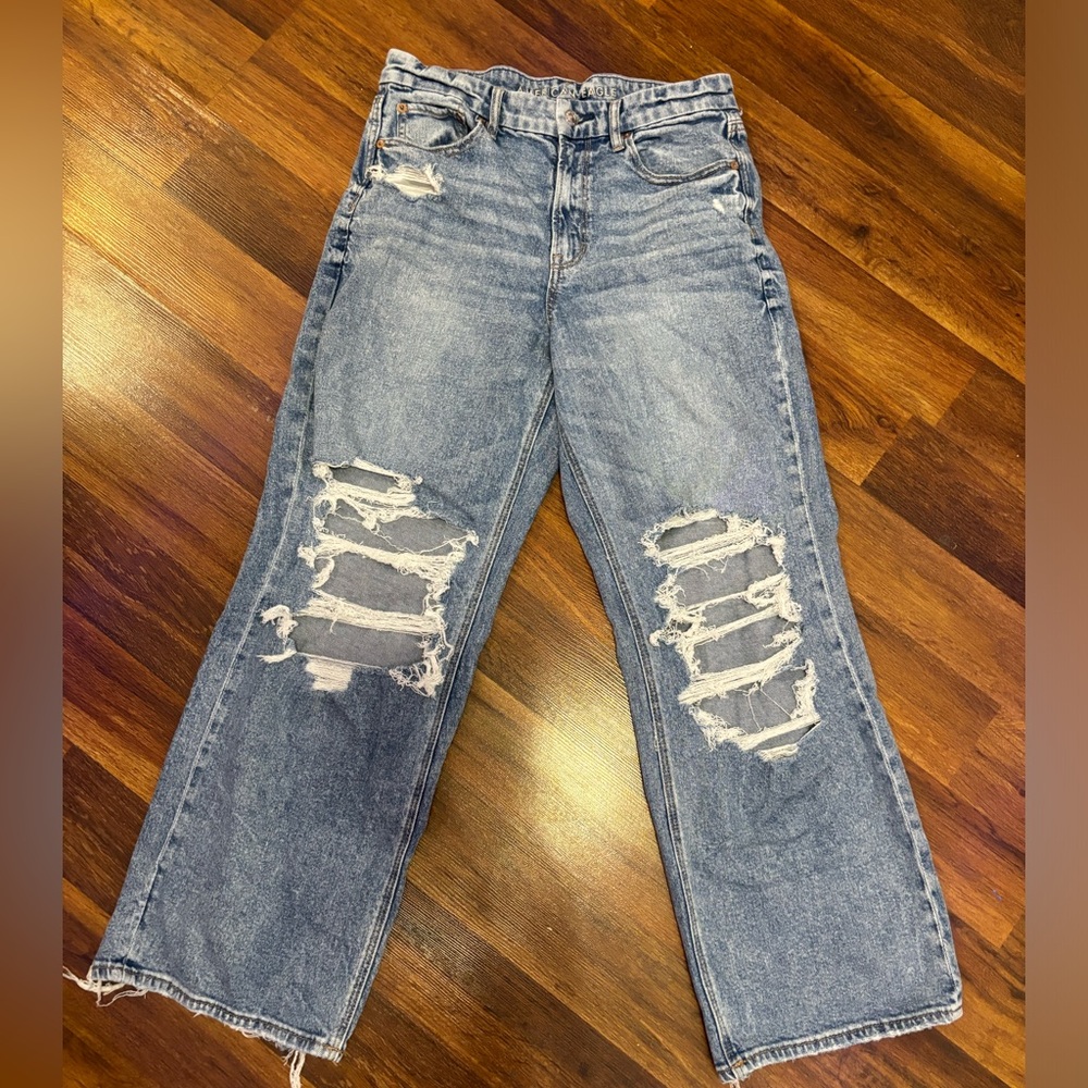 AMERICAN EAGLE baggy straight leg jean